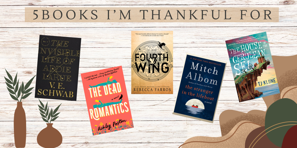 5 Books I’m Thankful for in 2023